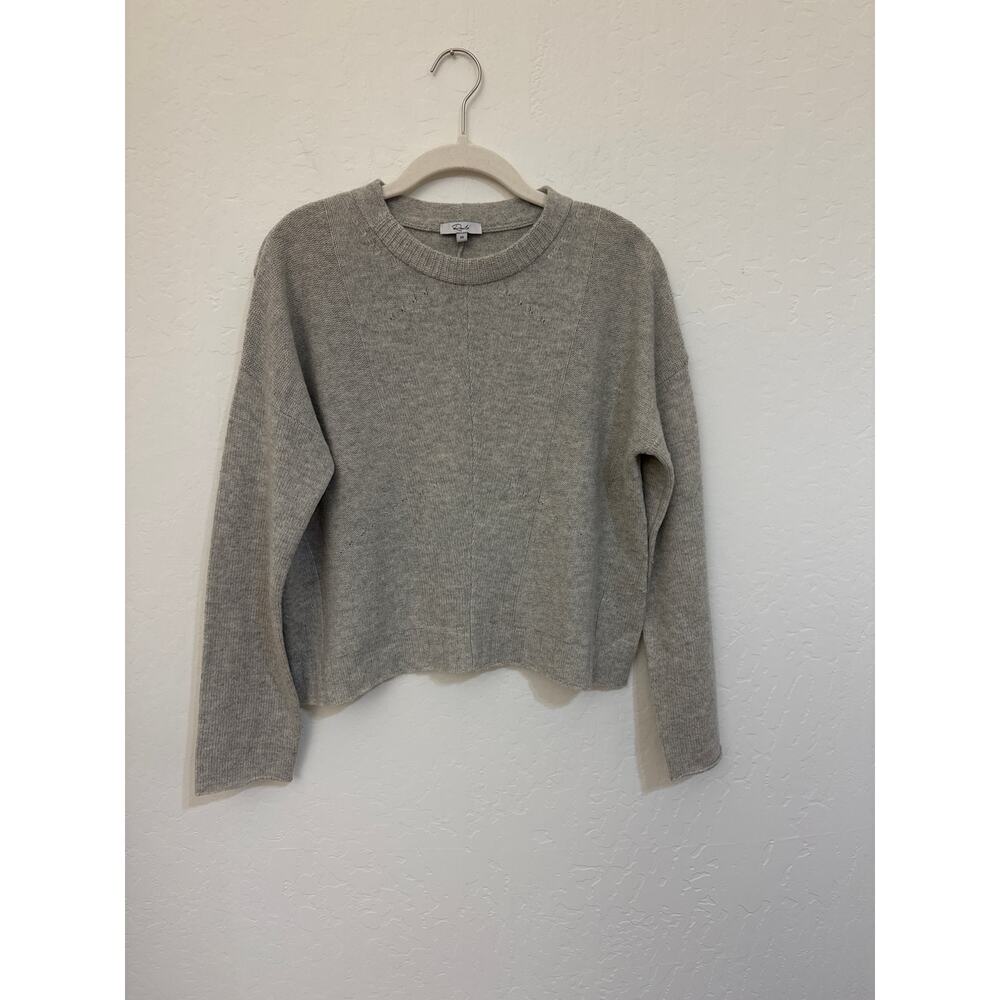 New Rails Joanna Heather Grey Sweater Cashmere/Wool blend size XS